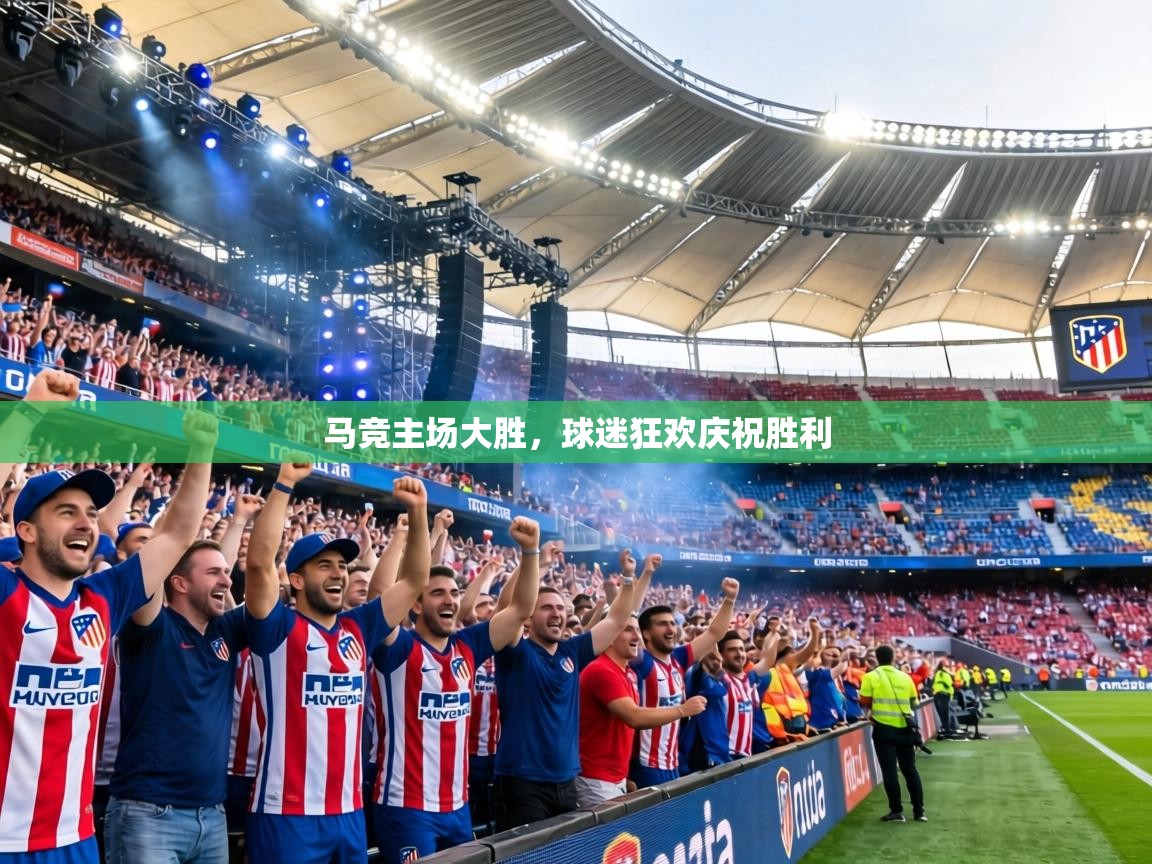 马竞主场大胜，球迷狂欢庆祝胜利  第1张